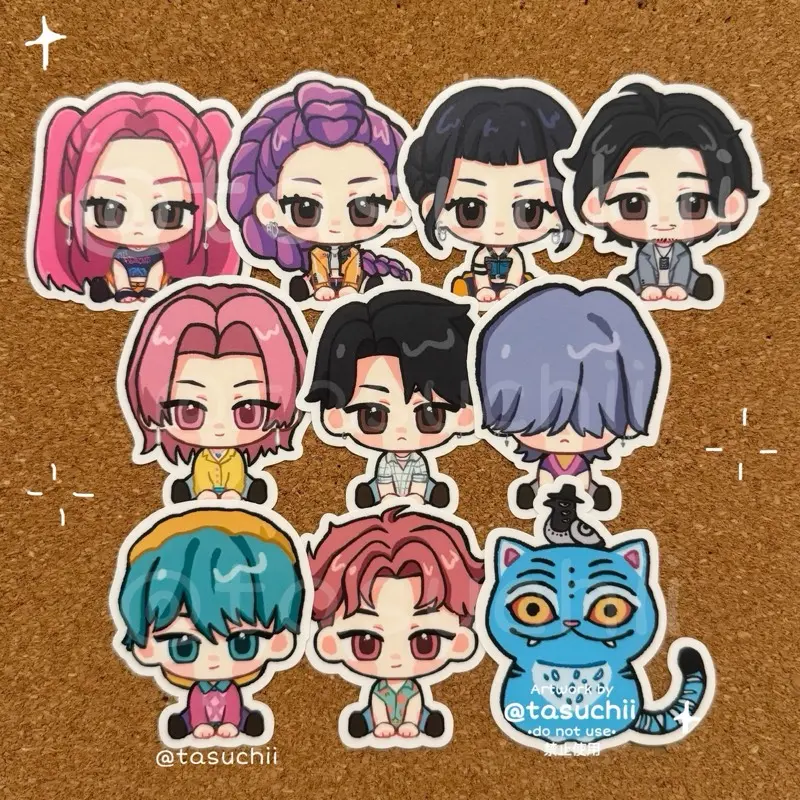 Kpop Idols Vinyl Sticker