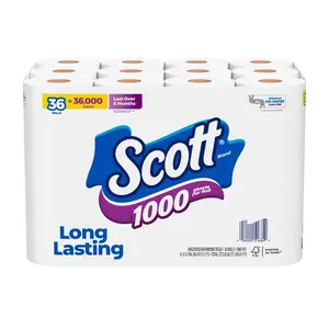 Scott 1000 Toilet Paper, 36 Rolls, 1,000 Sheets per Roll Scott 1000 Toilet Paper, 36 Rolls, 1,000 Sheets per Roll