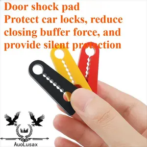 Car Door Lock Protector Pad, Shock Absorbing Buffer Mat, Universal Car Door Lock Protection Cover, Thickened Anti-Collision Patch, Car Accessories