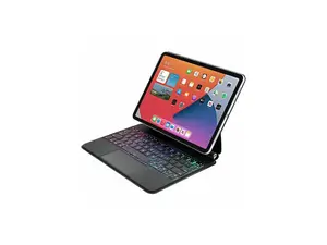 ADESSO WKB-7020 Bluetooth Keyboard Case for iPad Pro 12.9-inch (3rd, 4th, 5th, 6th Gen) and iPad Air 13-inch (M2/M3), Ultra-Slim Aluminum Design with Magnetic Cover, Scissor-Switch Keys