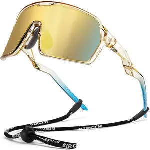 BIRCEN Polarized Shield Sunglasses for Sports – TR90 Lightweight Wraparound Glasses UV400 Running Cycling Baseball Fishing Outdoor Sports Eyewear Golf Men's Women's -BC3097