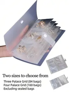 Multi-Layer Jewelry Storage Case, Multi Compartment Design, PVC Travel Organizer Bag, Earring and Ring Pouch, Large Capacity Transparent Necklace Box for Travel