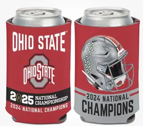 2024 - 2025 Ohio State National Champions Championship Champs Can Cooler Cfp