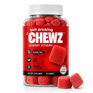 CHEWZ Quit Drinking Gummy, Support Your Alcohol-Free Choice, Break the Crave, Natural Relaxation, Plant Based, Daily Balance & General Wellbeing