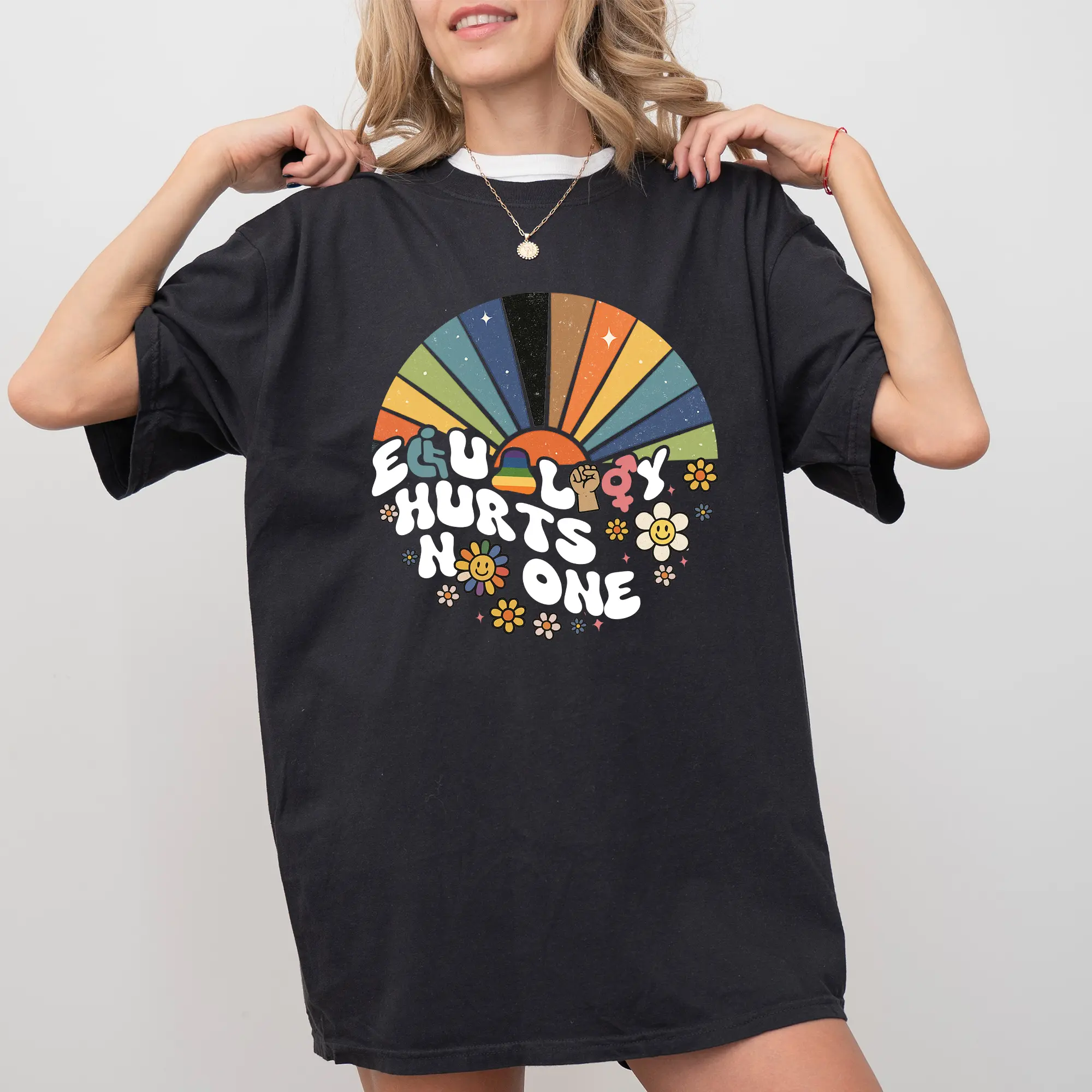 Equality Hurts No One Shirt, Equal Rights T-shirt, Pride Month Graphic Tee,  Social Justice Outfits