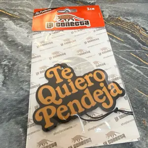 La Conecta Te Quiero Pendeja Ice Car Freshener - Unique Design Air Freshener for Cars and Vehicles