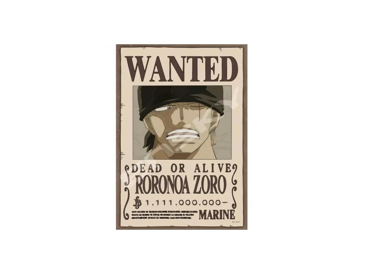 Ensky One Piece Swordsman Pirate Hunter Zoro 208-Piece Jigsaw Puzzle