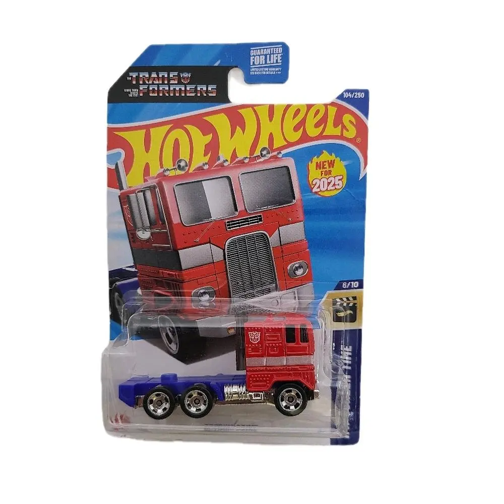 Hot Wheels Red Optimus #6 Screen Time Series Collectible Model Car, Die-Cast Toy