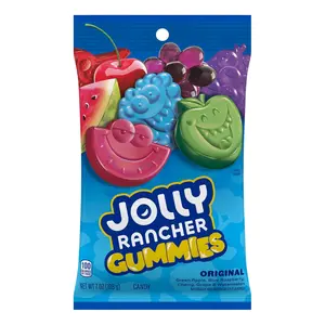 Jolly Rancher Gummies Assorted Fruit Flavored Candy Bag 6.5 & 7 oz Original Sour Very Berry Soft Chewy Gummy Treats for Snack Time