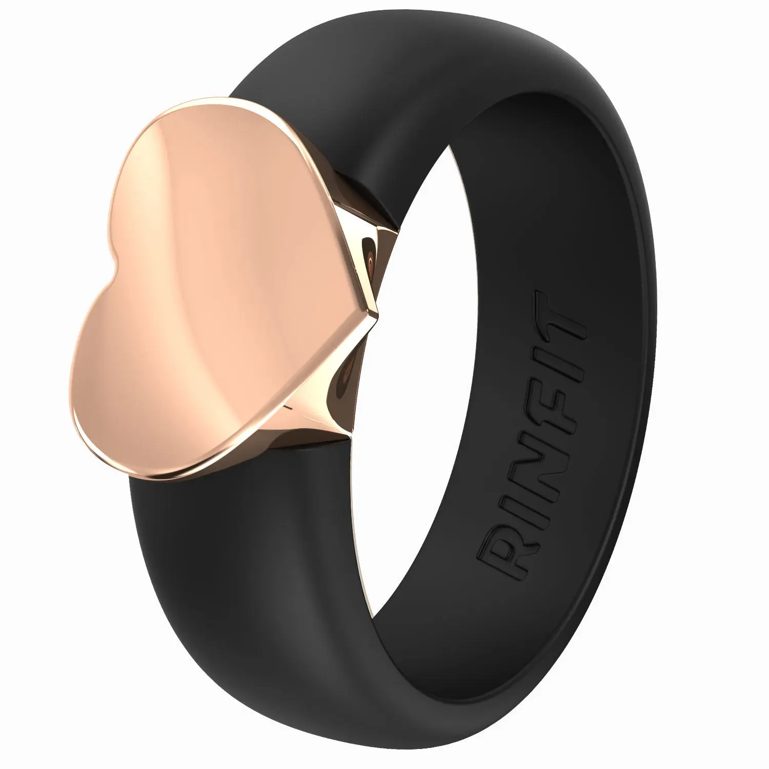 Black & Light Rose Gold