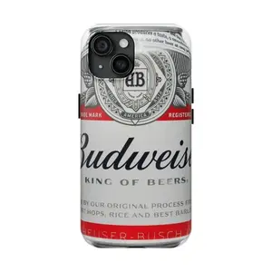 Budweiser Lager Domestic Can Tough Phone Case - Artistic and Stylish Beers Phone Case, Tough Phone Case For iPhone Tough Phone Casse