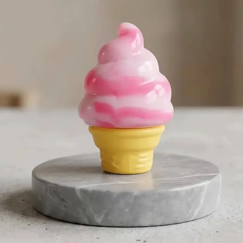 Authentic Nice Cream Cone Squishy -Ice Cream Fidget Toy,StressRelief Sensory Play Assorted Color