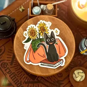 Jiji Sticker Kiki's Delivery Service, Witchcore Laptop Decal