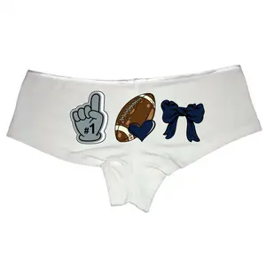 Fan in Dallas | Cheer Bow Boyshort Panties | Cute and Comfy for Game Day | Show Off Your Team Spirit | Perfect for Football Season | Great Gift for Any Fan | Cheer in Style Menswear Underwear