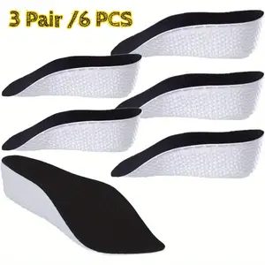 Inner Height Increasing Insole 3-pairs Semi Padded Summer Orthopedic High Cushion Beauty & Personal Care Footwear Shoe