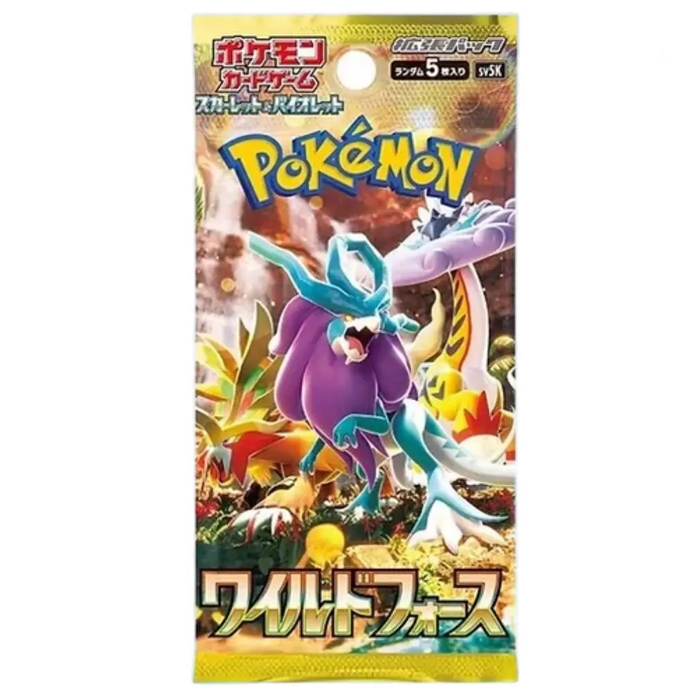 Pokémon Wild Force Japanese Booster Pack (LIVE RIP)
