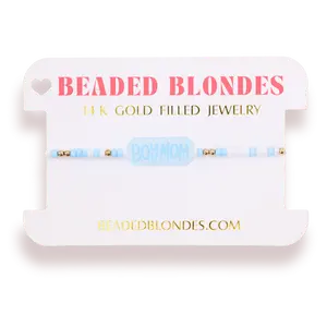 Boy Mom Bracelet on Color