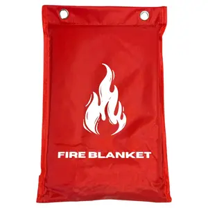 Fire Blanket Emergency Survival Kit Pack Size 40"x40" Safety Blanket