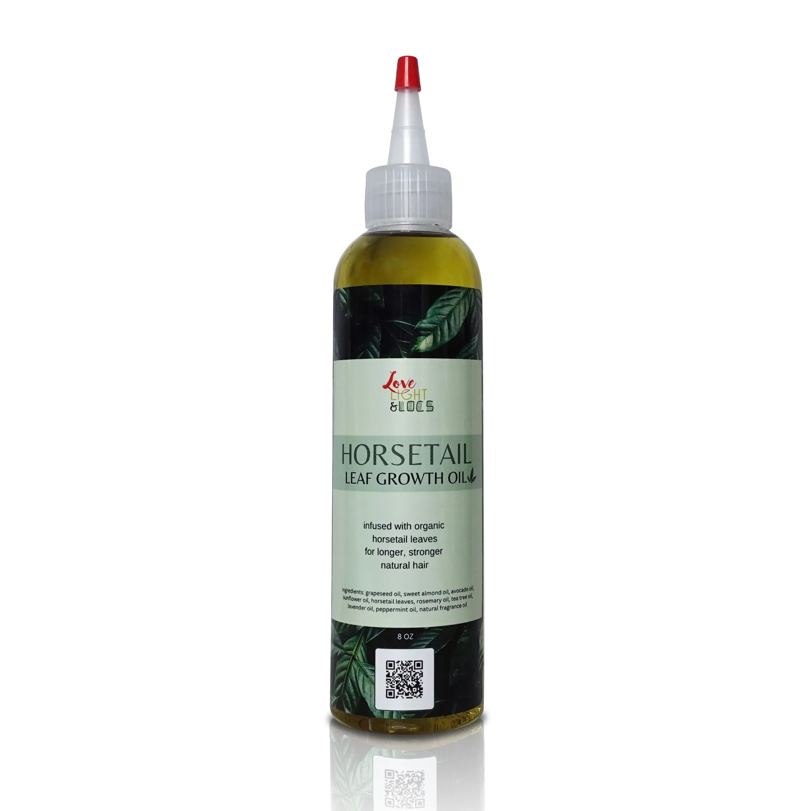 Love Light & Locs Horsetail Leaf Growth Oil Enriched with Organic Horsetail Extract for Longer Stronger Hair