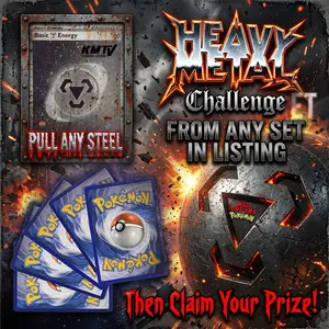 HEAVY METAL GAME Kid Motors Tv (Pull Any Steel Energy Card from Any Set Listing) Claim Your Slab or Seal Products
