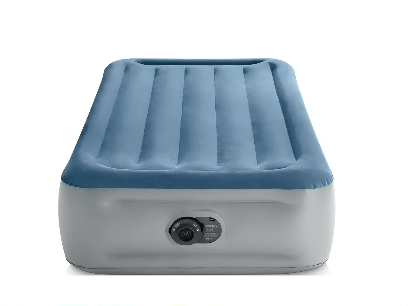Intex 15" Twin Essential Rest Dura-Beam Airbed Mattress with Built-in Pump