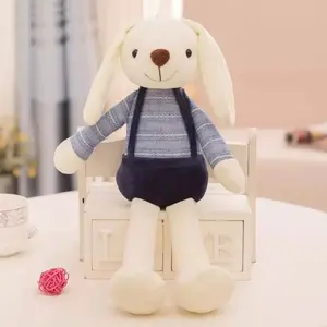40cm Calming Rabbit Plush Toy Cute Doll Children Accompany Sleeping Doll For Kids Birthday Gift