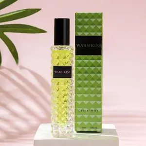 Warmkiss Crystal Series 30ML Perfume, Eau de Toilette, Eau de Parfums, Wood Flower Scent, Citrus Woody Fragrance, Long-Lasting Natural Elegance, Party Fashion, Daily Wear, Gift, Travel, Home Use, Floral Scents Perfume