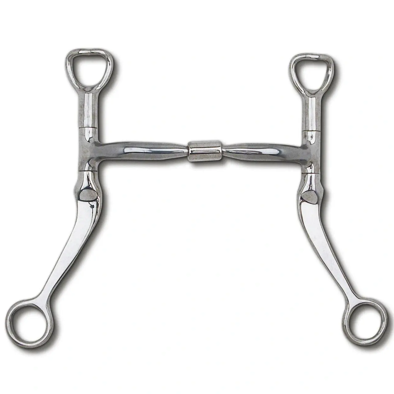 Myler MB 01 Comfort Snaffle Horse Bit Level 1 - 5" Mouth Sweet Iron & Copper Inlay