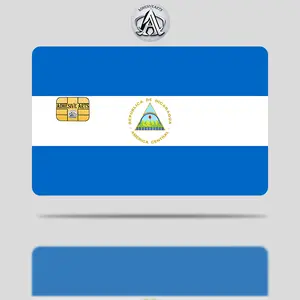 Nicaragua Flag Debit Card Skin/Decal - High Quality Vinyl for Customization and Personalization
