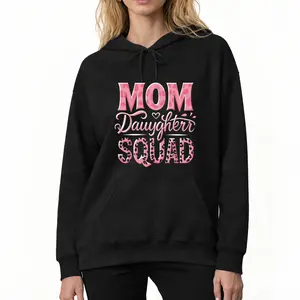 Mother & Daughter Matching Hooded Sweatshirts – Breathable Cotton, Perfect Gift Option