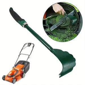 Durable Lawn Mower Deck Scraper Tool with Ergonomic Long Handle, Effective Mower Undercarriage Cleaner for Maintenance and Cleaning