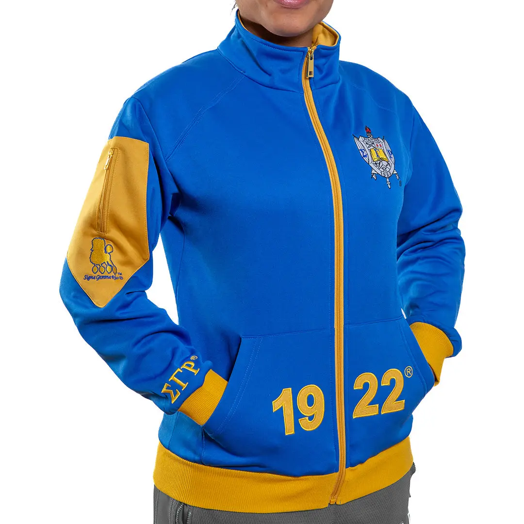 Sigma Gamma Rho Elite Zip Track Jacket Sigma Gamma Rho Elite Zip Track Jacket