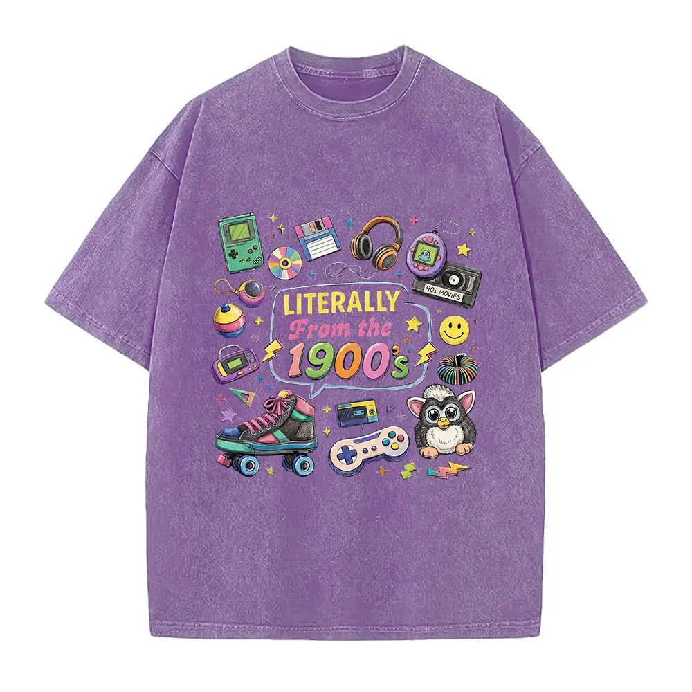 Literally From The 1900s Shirt, Nostalgia Aesthetic Tee, Funny Gift For Mom, 1900s Graphic Tee, Born in The 1900s Birthday Gift