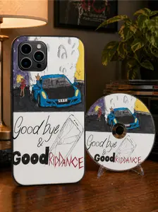 Goodbye & Good Riddance iPhone Case (11–17 Pro Max) –Cosmic Space Art Phone Cover