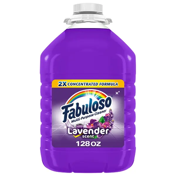 Fabuloso Liquid All-Purpose Multi-Surface Floor Cleaner, Lavender Scent, 128 fl oz - Effective Household Cleaning Solution for Various Surfaces, All-Purpose Cleaner