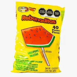 Candy Pop Rebanaditas Sandia Chile Watermelon
