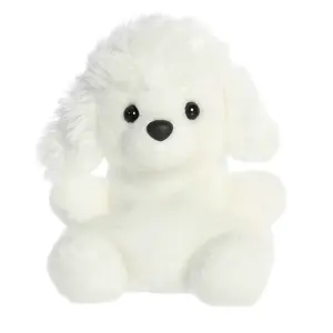 Palm Pals Adorable Lulu Poodle 5 inch White Mini Soft Plush Collectable Stuffed Animal