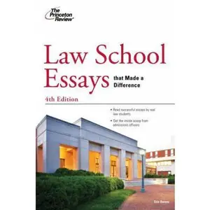 USED-Law School Essays that Made a Difference, 4th Edition (Graduate School Admissions Guides) by Princeton Review (Paperback)