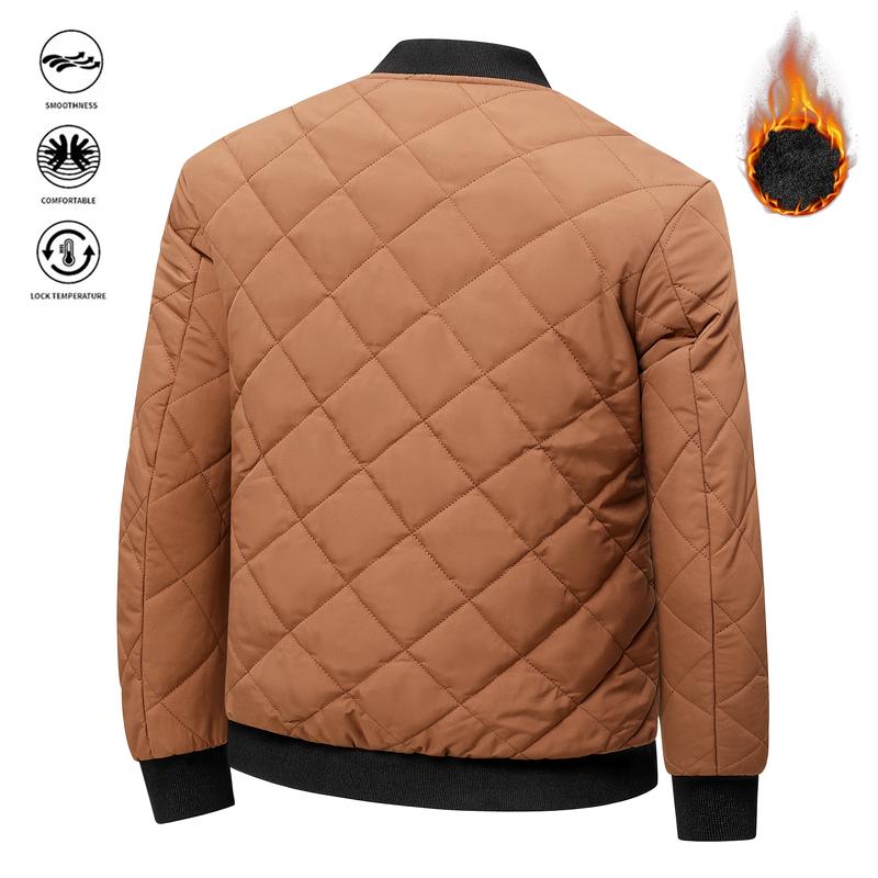 Men's Winter Casual Stand Collar Windproof Versatile Sports Jacket, suitable for various occasions such as daily wear and social gatherings.Comfortable fabric is a must-have versatile piece in any man's wardrobe.