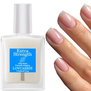 LOVCARRIE Extra Strength Nail Strengthener 17ml - Fast Drying Formula, Ultra Shine Finish, Nail Hardener, Prevents Chipping & Breakage, Fortifies Weak & Brittle Nails, Nourish Damaged Nails, Manicure & Nail Art Care Oil, Holiday Gift for Nail Care Lovers