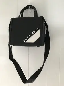 DKNY Bond Small Leather Satchel - Black