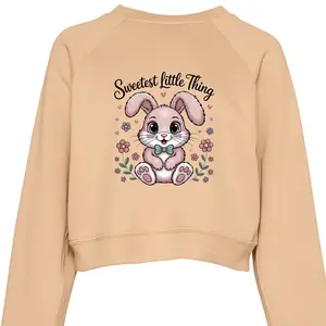 Bella + Canvas B7505 Ladies' Raglan Pullover Fleece7 oz. 52% Cotton 48% Polyester Fleece Casual Cartoon Sweatshirts Long Sleeves Crew Neck Autumn Tops