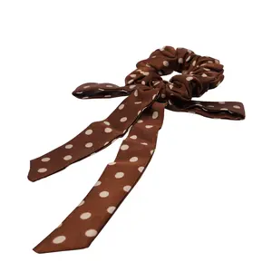Scrunchie - Ribbon Scrunchie in Hot Cocoa Scrunchie - Ribbon Scrunchie in Hot Cocoa
