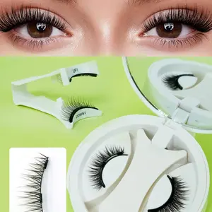 Reusable Magnetic False Eyelashes, Full Set Tools with Applicator, No Glue Waterproof, Lightweight Comfortable, Perfect for Natural Makeup, Cosmetic