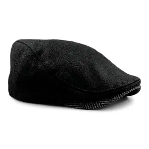 The Sidestreet Boston Scally Cap - Black