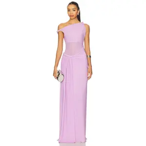 MISHA The Sisal Maxi Dress in Lilac