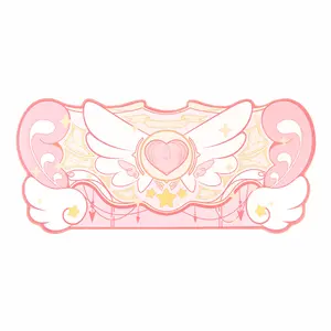 Large Gaming Mouse Pad Kawaii Pink Non-Slip Rubber Back Mouse Pad Big Waterproof Desk Mat for Keyboard and Mouse Perfect for Gaming, or Home Office Work