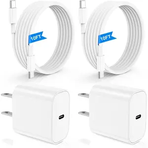 17 16 15  Charger 10ft, USB C  Block and Long Type C to C  Cord, iPad Wall Plug Power Adapter Cube Brick for   17 Pro Max/17 Air/16 e/16 Pro/15 Plus/15 Mini/