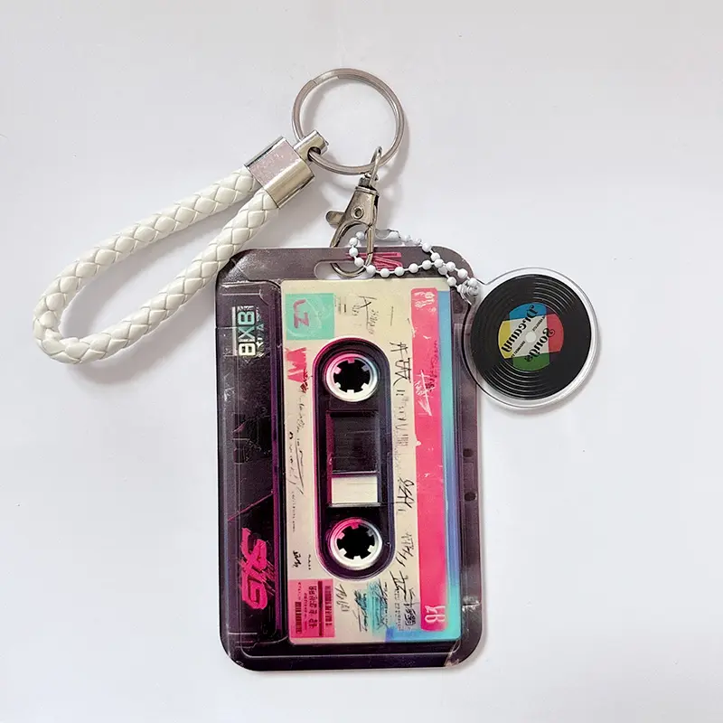   ID card holder lanyard, suitable for vertical work ID protective cover, durable key lanyard, ID badge holder with lanyard, retractable badge reel clip, ID badge lanyard, magnetic acrylic keychain with lanyard badge holder