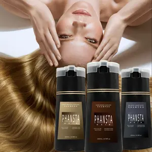 Phansta Hair Color Stick, Safe Convenient Comb Hair Dye Cream, Portable Hair Colouring, Covers Hairs, Herbal Ingredients, Contains Ginseng Extract, Gentle Hair Dye